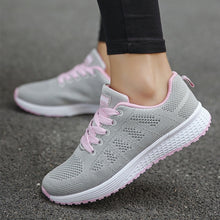Load image into Gallery viewer, Sports Shoes Women Breathable Sneakers Women White Shoes For Basket Femme Ultralight Woman Vulcanize Shoes Couple Casual Sneaker