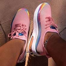 Load image into Gallery viewer, TOP Women Colorful Cool Sneaker Ladies Lace Up Vulcanized Shoes Casual Female Flat Comfort Walking Shoes Woman 2020 Fashion