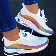 Load image into Gallery viewer, TOP Women Colorful Cool Sneaker Ladies Lace Up Vulcanized Shoes Casual Female Flat Comfort Walking Shoes Woman 2020 Fashion
