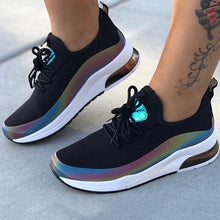 Load image into Gallery viewer, TOP Women Colorful Cool Sneaker Ladies Lace Up Vulcanized Shoes Casual Female Flat Comfort Walking Shoes Woman 2020 Fashion
