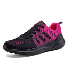 将图片加载到图库查看器，Breathable Mesh Flat Shoes For Women Fashion Casual Sneakers Trainers Ladies Flats Platform Shoes
