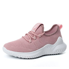 将图片加载到图库查看器，Breathable Mesh Flat Shoes For Women Fashion Casual Sneakers Trainers Ladies Flats Platform Shoes
