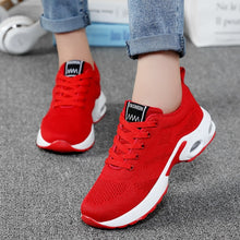 将图片加载到图库查看器，Ladies Trainers Casual Mesh Sneakers Pink Women Flat Shoes Lightweight Soft Sneakers Breathable Footwear Basket Shoes Plus Size
